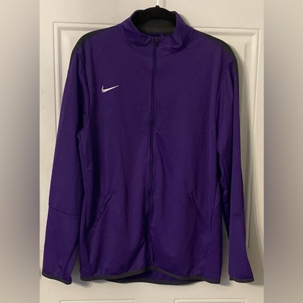 Nike Purple/Black Men’s Track Zippered Jacke
